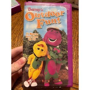 Barney's Outdoor Fun! VHS, 55 Minutes never seen on TV!
